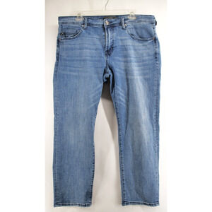 Liverpool Men's Jeans 38x30 Blue Straight Relaxed Fit Medium Wash Regent